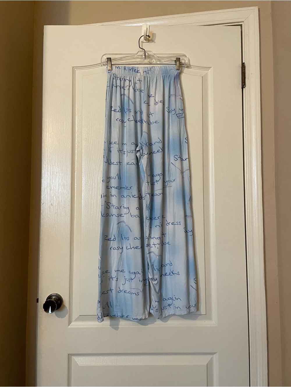 Taylor Swift 1989 Wildest Dreams Pajama Set RARE Official Merch Size XS Blue EUC - Picture 8 of 10